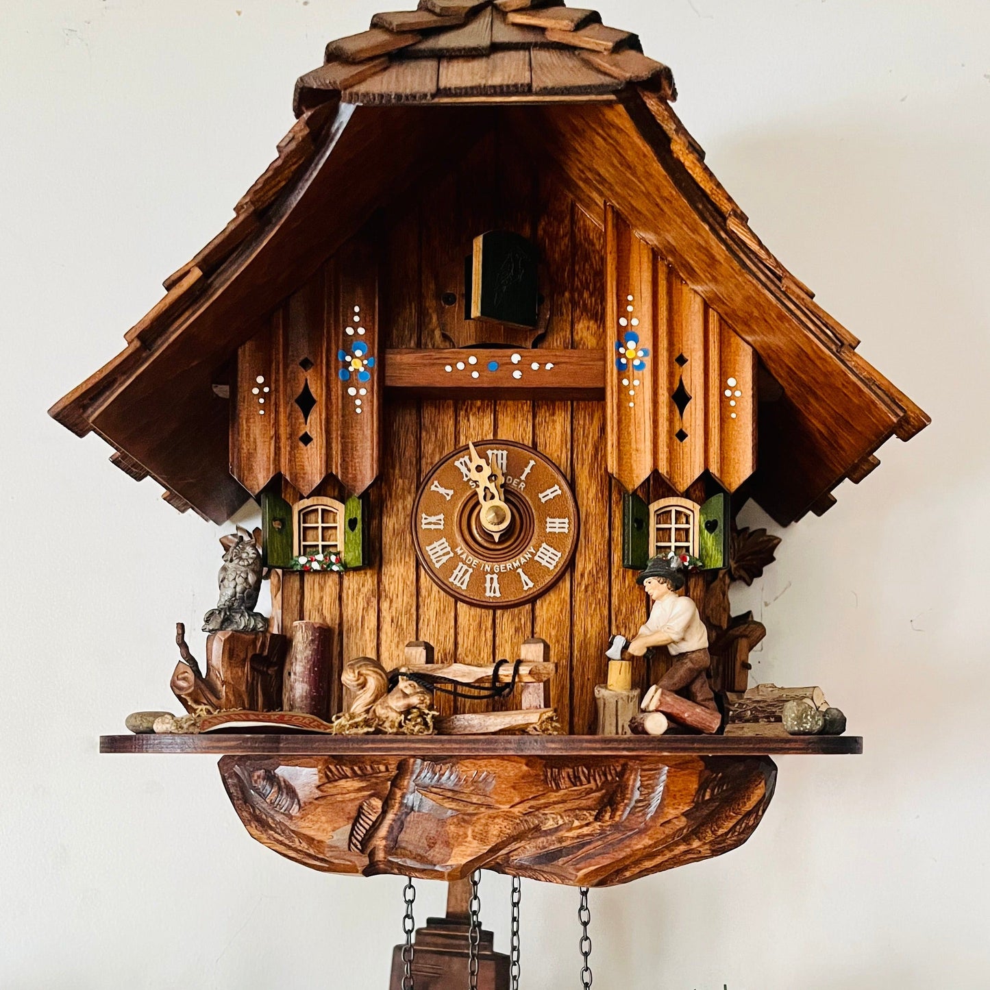 Cuckoo Clock Cottage 8-day 12"